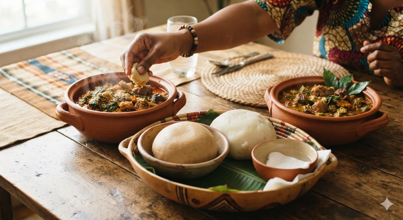 Eba and Fufu